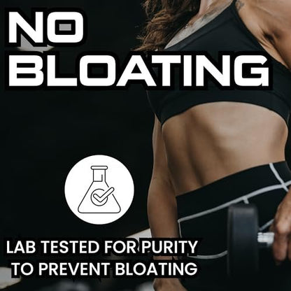 Bucked Up Reines mikronisiertes Kreatin-Monohydrat für Frauen und Männer – Leicht zu mischen, geschmacksneutral – 5 g pro Portion – 50 Portionen – 250 Gramm pro Behälter