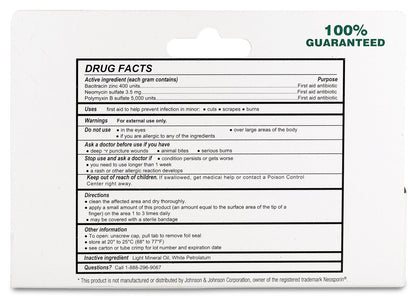 Globe Triple Antibiotika Salbe (3er Pack, 1 oz) – Wundsalbe zur Vorbeugung von Infektionen bei kleinen Schnitten, Kratzern und Schürfwunden