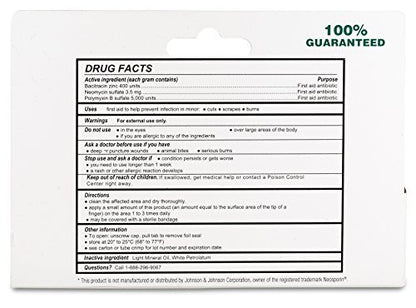 Globe Triple Antibiotische Salbe 25er Pack Einzelpackungen, Erste-Hilfe-Set für kleine Kratzer, Wunden, Schnitte und Verbrennungen, beugt Infektionen vor, Wirkstoffe vergleichbar mit führender Marke, Reisegröße, 0,9 g