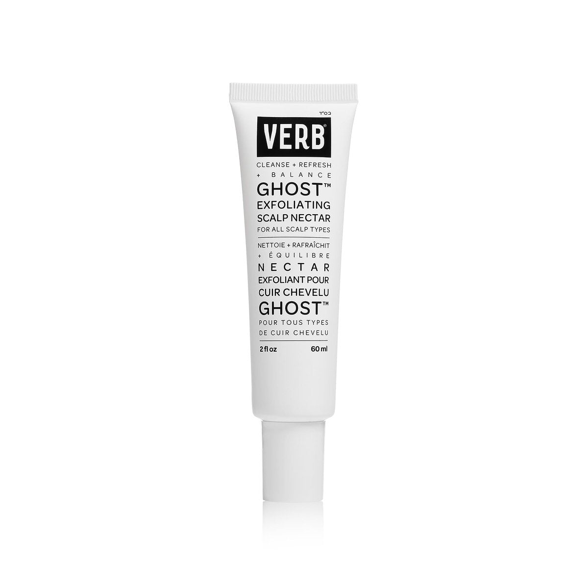 VERB Ghost Peeling-Skalp-Nektar, 60 ml - Leichtes Serum - Entfernt Produktrückstände - Vegan, ohne Parabene oder schädliche Sulfate