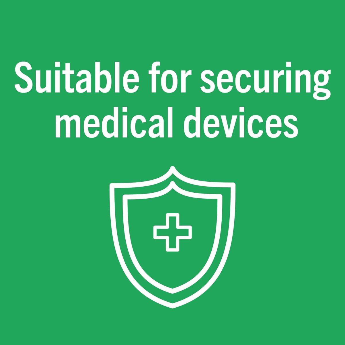 Nexcare Flexible Clear Tape – Transparentes, dehnbares Erste-Hilfe-Band für schwer zugängliche Stellen, 6 Rollen