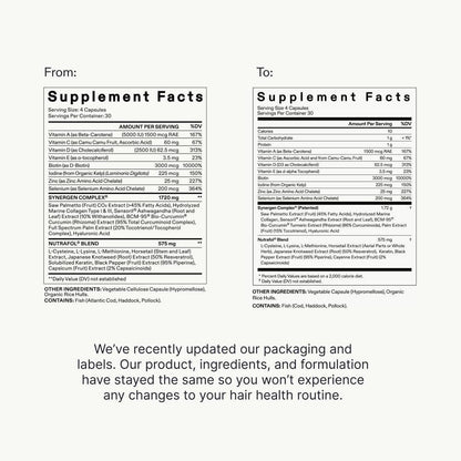 Nutrafol Männer Haarausfall Ergänzung und Kollagenpeptide Pulver – Ärztlich formuliert für sichtbar dichteres, stärkeres Haar – Dermatologen empfohlen – 1 Monatsvorrat, 340 g Flasche