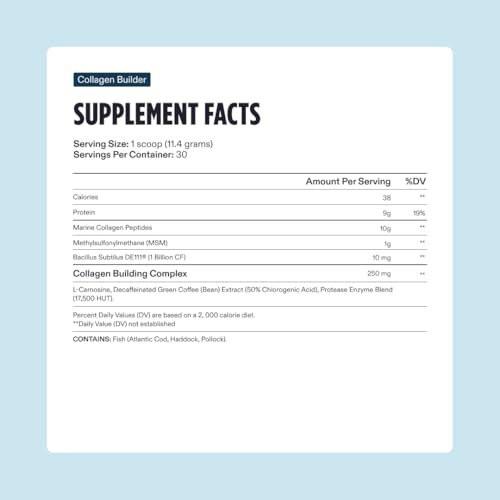 Nutrafol Männer Haarausfall Ergänzung und Kollagenpeptide Pulver – Ärztlich formuliert für sichtbar dichteres, stärkeres Haar – Dermatologen empfohlen – 1 Monatsvorrat, 340 g Flasche