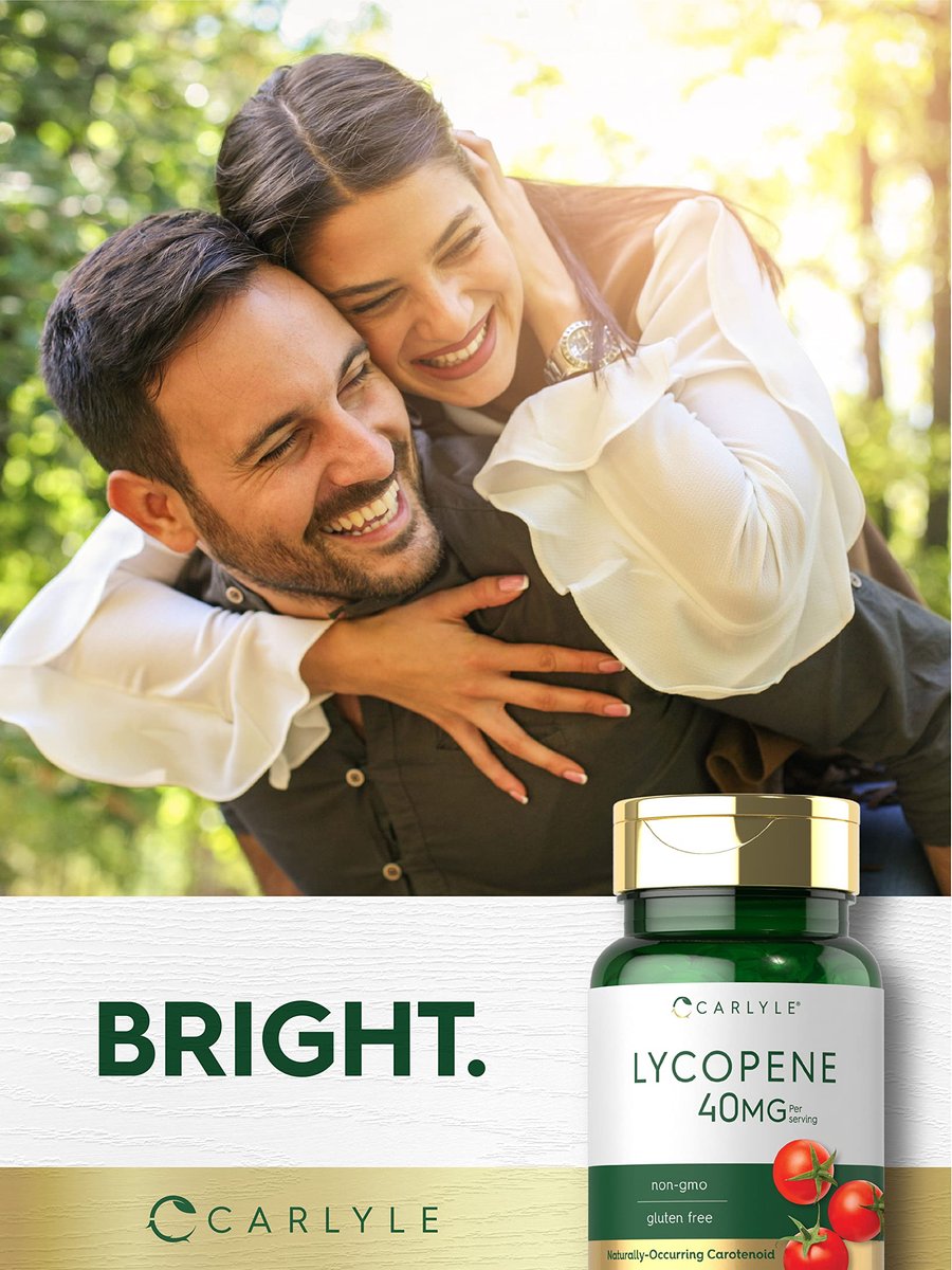 Carlyle Lycopin 40 mg | 120 Softgels | Natürlich vorkommendes Carotinoid | Nahrungsergänzungsmittel, Non-GMO & glutenfrei