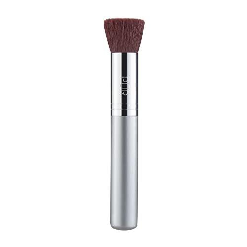 PÜR MINERALS Chisel Brush – Flacher Pinsel für Make-up-Foundation, synthetische, tierversuchsfreie Borsten, 1 Stück
