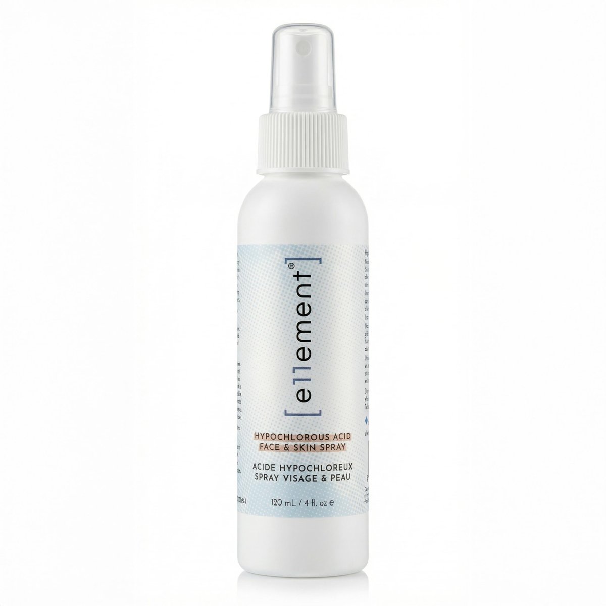 e11ement Hypochlorous Acid Spray – Sanfter Mehrzweck-Kosmetikspray für Gesicht & Körper – Duftfreier Hauterfrischer (Mittel 118 ml)