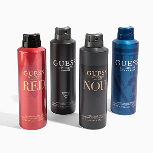 GUESS Seductive Red for Men Deodorizing Body Spray 6 Oz