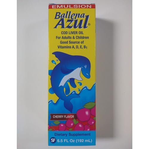 Ballena Azul Lebertran für Erwachsene und Kinder – Reich an Vitaminen A, D, E, B1 und Omega-3