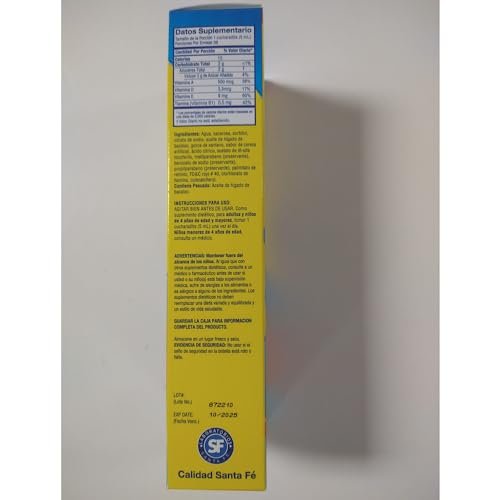Ballena Azul Lebertran für Erwachsene und Kinder – Reich an Vitaminen A, D, E, B1 und Omega-3