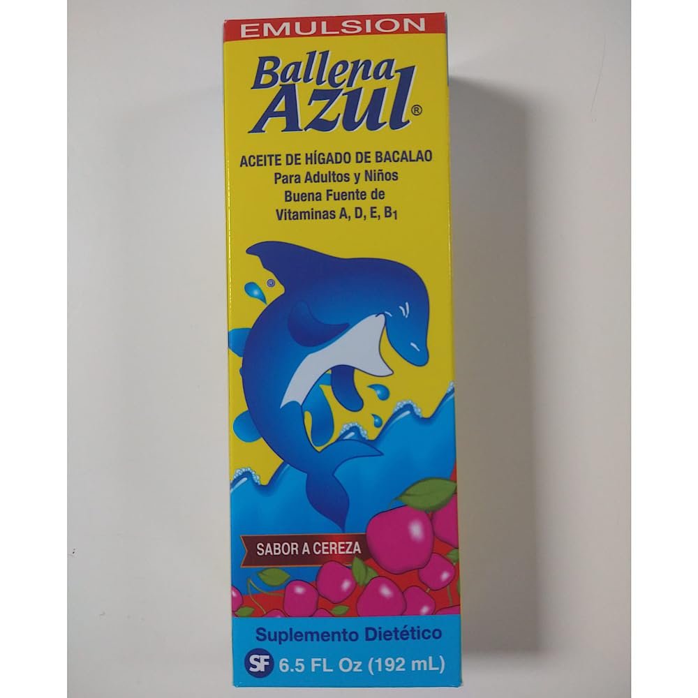 Ballena Azul Lebertran für Erwachsene und Kinder – Reich an Vitaminen A, D, E, B1 und Omega-3