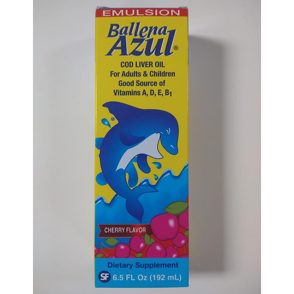 Ballena Azul Lebertran für Erwachsene und Kinder – Reich an Vitaminen A, D, E, B1 und Omega-3