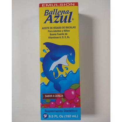Ballena Azul Lebertran für Erwachsene und Kinder – Reich an Vitaminen A, D, E, B1 und Omega-3