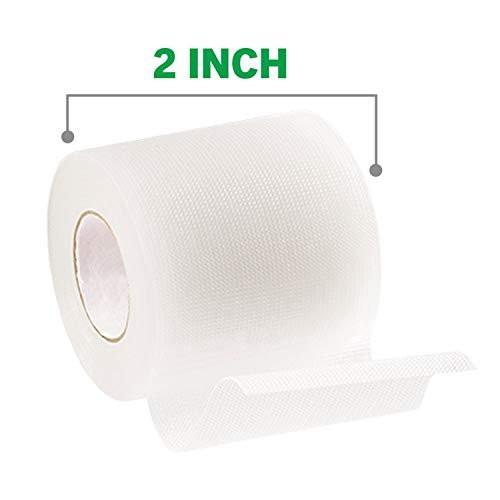 Nexcare Flexible Clear Tape – Wasserdichtes, transparentes medizinisches Klebeband zur Fixierung von Verbänden und Katheterschläuchen – 1 Zoll x 10 Yards, 2 Rollen