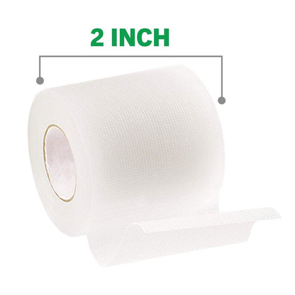 Nexcare Flexible Clear Tape – Wasserdichtes, transparentes medizinisches Klebeband zur Fixierung von Verbänden und Katheterschläuchen – 1 Zoll x 10 Yards, 2 Rollen