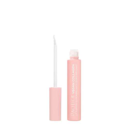 Pacifica Vegan Collagen Lip Plumping Gloss – Hydratierender Lippenplumper mit Peptiden, Kokosnuss & Vitamin E, hoher Glanz, nicht klebrig, vegan, 0,22 fl oz
