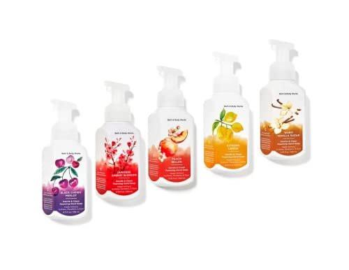 Bath and Body Works Schaumhandseifen – Set mit 5 milden Schaumseifen (Frisch & Fruchtig)