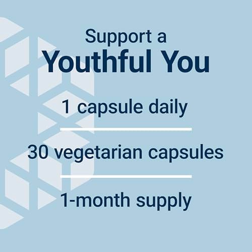Life Extension Essential Youth L-Ergothionein – Fördert Langlebigkeit & gesundes Altern – Glutenfrei – Nicht-GVO – Vegetarisch – 5 mg – 30 vegetarische Kapseln