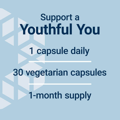 Life Extension Essential Youth L-Ergothionein – Fördert Langlebigkeit & gesundes Altern – Glutenfrei – Nicht-GVO – Vegetarisch – 5 mg – 30 vegetarische Kapseln