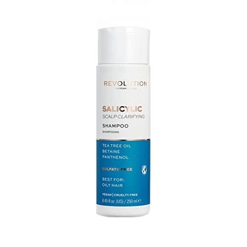 Revolution Haircare London Salicylsäure Klärendes Shampoo für fettiges Haar, 250 ml