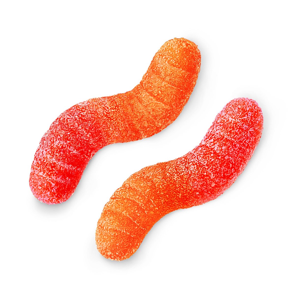 OLLY Hello Happy Gummy Worms – Stimmungsausgleich, Vitamin D & Safran, Erwachsene, 90 Stück, Tropical Zing