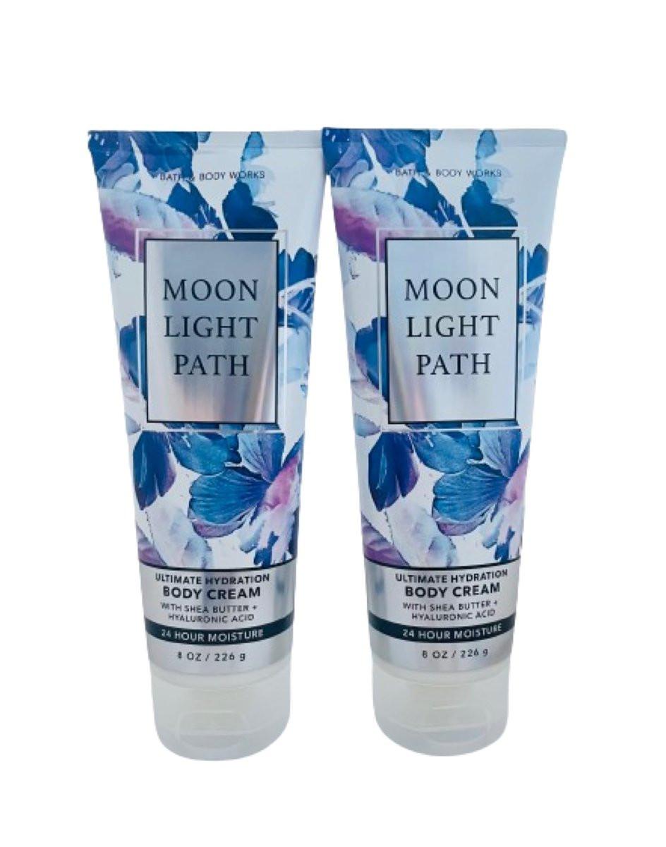 Bath & Body Works Geschenkset mit 2 x 8 oz Body Cream – Moon Light Path