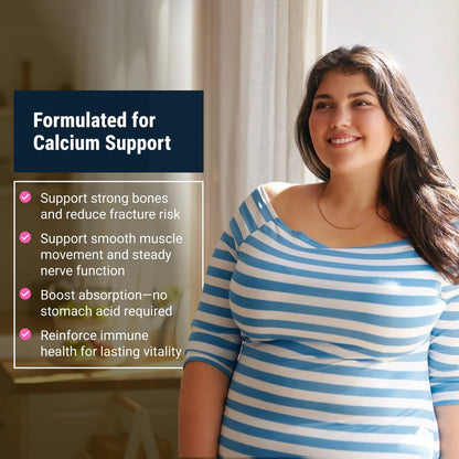 BariatricPal Leicht Schluckbares Calciumcitrat (600 mg) mit D3 überzogene Tabletten – 30-Tage-Vorrat (180 Tabletten)
