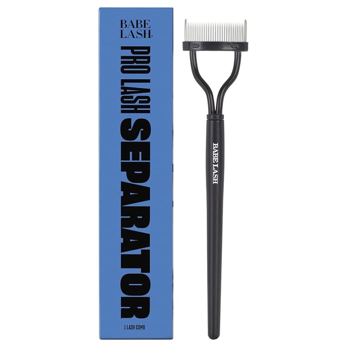 Babe Original Pro Wimperntrenner – Edelstahl Wimpernkamm zum Entfernen von Klumpen, wiederverwendbar