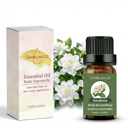 Sedbuwza Gardenia Bio Duftöl – Reines ätherisches Gardenienöl für Diffuser, Luftbefeuchter, Seife, Kerzen, Parfüm