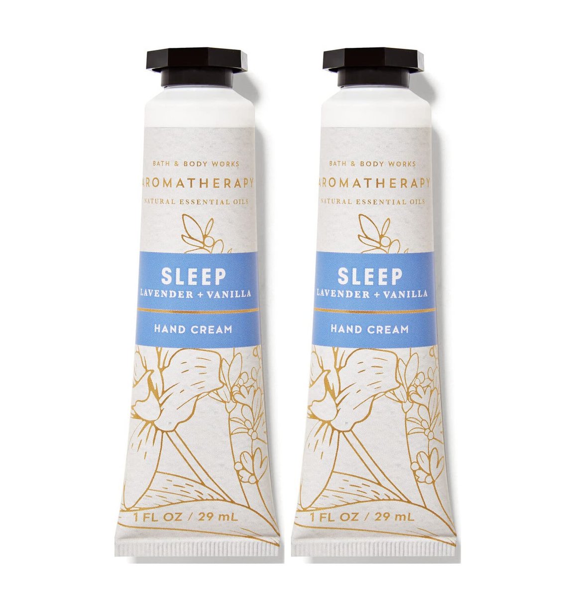 Bath & Body Works Lavendel Vanille Hand- und Körpercreme 1 Fl Oz, 2er-Pack (Lavendel Vanille)