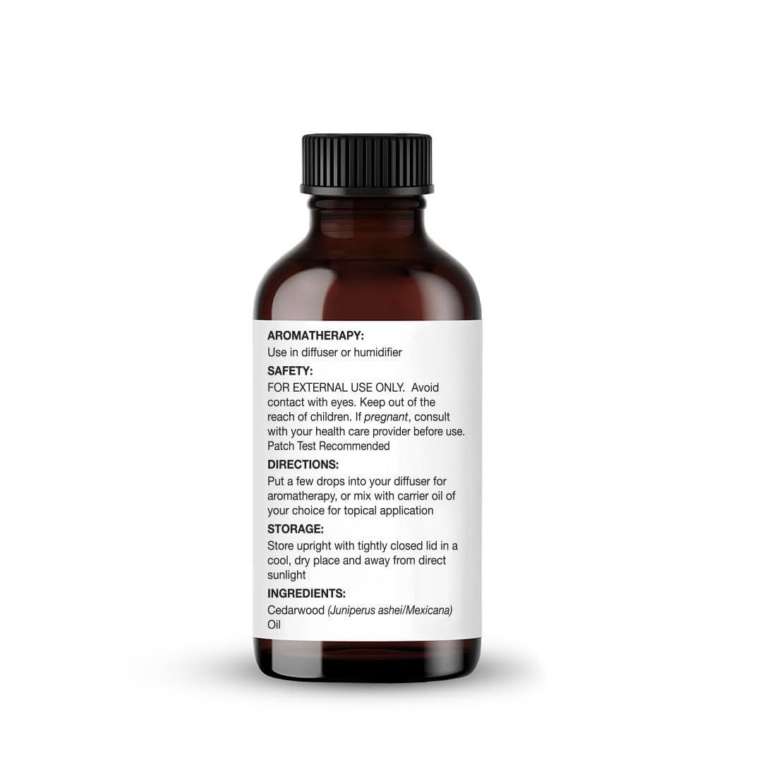 Majestic Pure Zedernholz Ätherisches Öl mit Glaspipette – 100% rein und natürlich – 30 ml