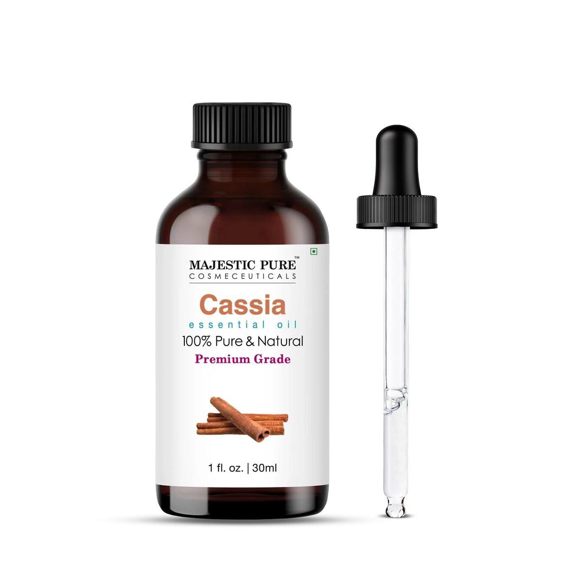 Majestic Pure Cassia Ätherisches Öl mit Glaspipette - 100% rein und natürlich - 30 ml
