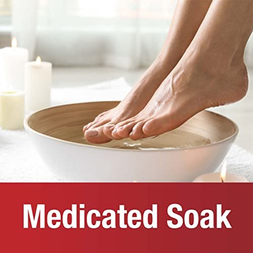 Kerasal Athlete's Medicated Fußbad – 5-in-1 Schnelle Symptomlinderung, 12 Beutel