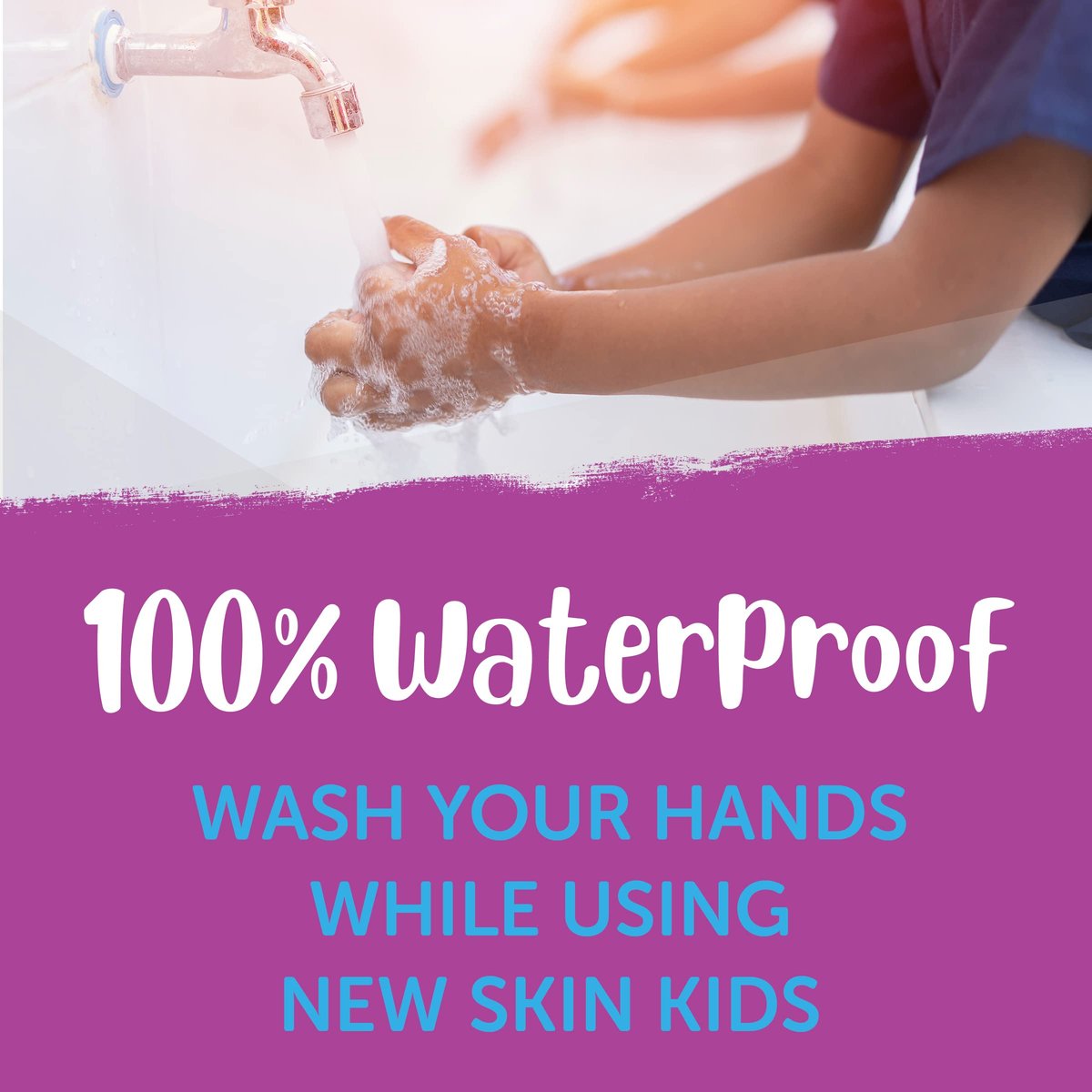 New Skin Liquid Bandage Paint für Kinder Erste Hilfe – Sting Free, wasserfest für Schrammen und kleine Schnitte, 0,3 Unzen