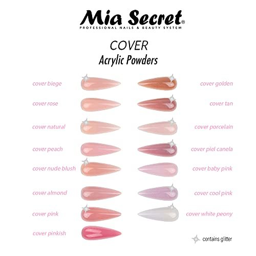 Mia Secret COVER PINKISH Acrylpulver – 2 oz – Professionelles Nageldesign