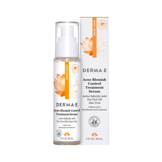 DERMA E Akne Spot Treatment – Intensivpflege gegen Pickel, Mitesser und Zystenakne, 60 ml