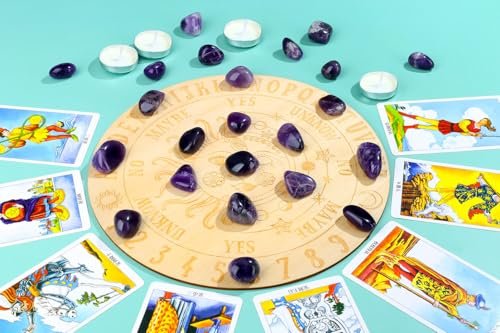 DUQGUHO Amethyst Heilende Kristalle Steine Set - Natürliche Massivkristalle, polierte unregelmäßige Kristallsteine, Bulk Steine 0,45 Pfund (0,6 bis 1 Zoll)