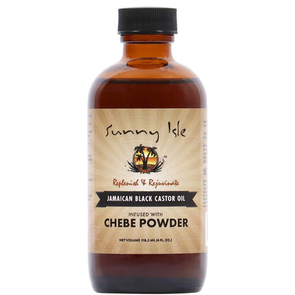 Sunny Isle Jamaican Black Castor Oil mit Chebe Pulver – für Haarwachstum & Feuchtigkeit – 118 ml