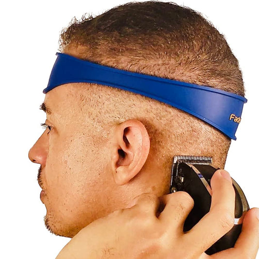 Hands-Free Fade Guide für Männer – Silikon-Haarschnitt-Vorlage für Haarschneider | Nackenlinien-Rasierführung | DIY-Selbsthaarschnitt-Werkzeug