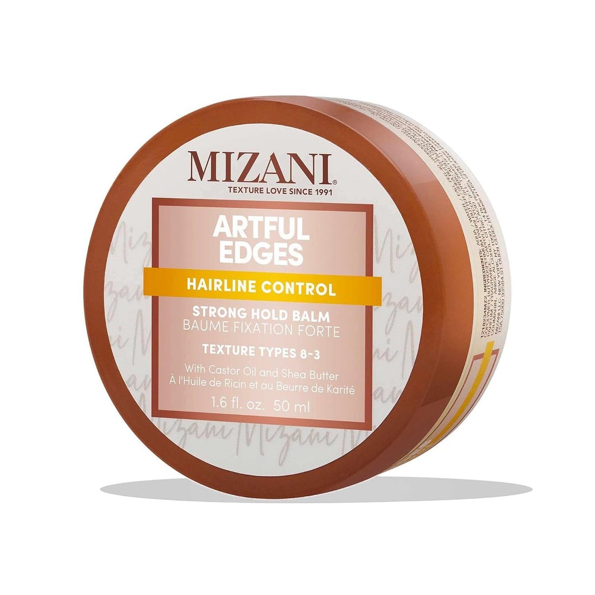 Mizani Artful Edges Edge Control Gel – Flockenfrei, ohne Rückstände, starker Halt für glatte Styles mit Rizinusöl & Sheabutter