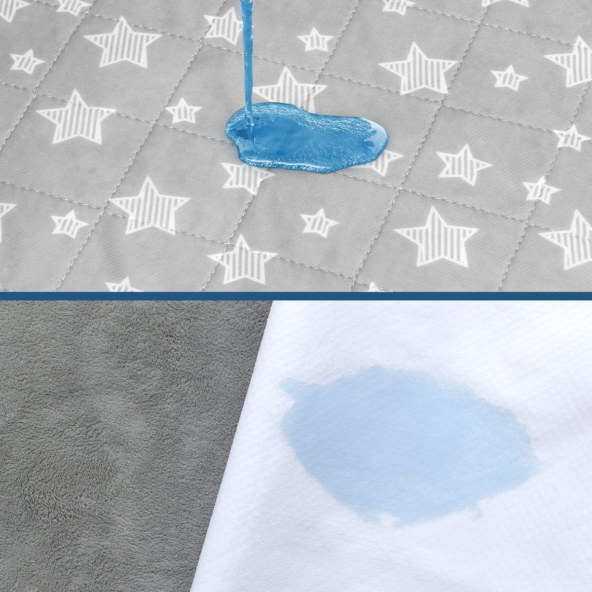 Wasserdichte Bettschutzauflagen waschbar 34" x 36" (2er-Pack), saugfähige Inkontinenzunterlagen, waschbare Pipi-Unterlagen für Hunde, wasserdichter Matratzenschutz für Senioren, bettnässende Kinder, Krankenhäuser, Haustiere
