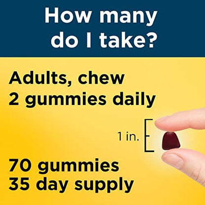 Nature Made Multi für Ihn – Multivitamin Gummis für Männer, Energie- und Stoffwechselunterstützung, 70 Gummis, 35-Tage-Vorrat
