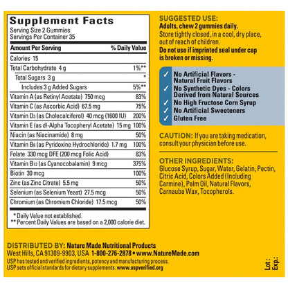 Nature Made Multi für Ihn – Multivitamin Gummis für Männer, Energie- und Stoffwechselunterstützung, 70 Gummis, 35-Tage-Vorrat