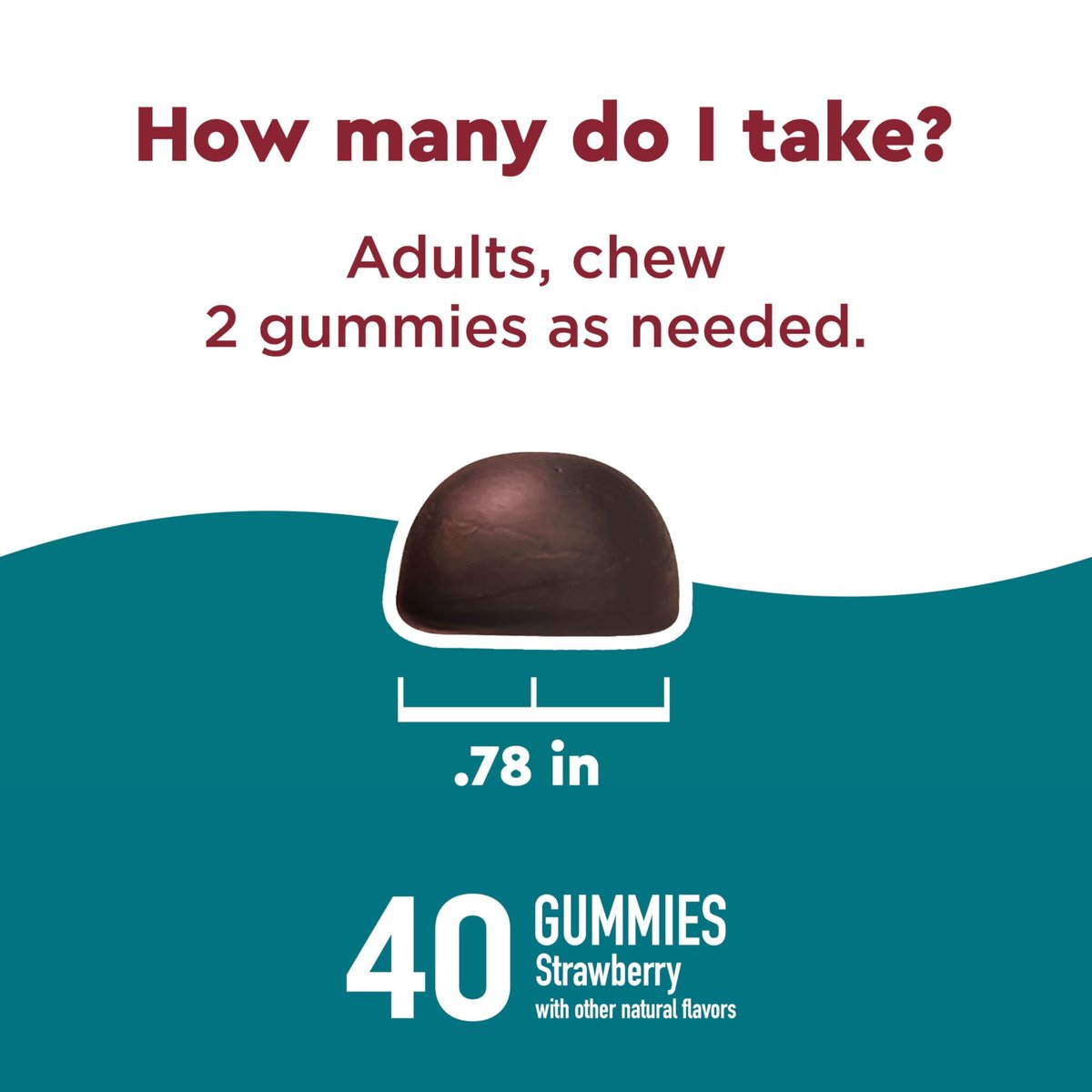 Nature Made Wellblends Stress Relief Gummies – L-Theanin 200 mg & GABA 100 mg, 40 Erdbeer-Gummis zur Stressreduktion