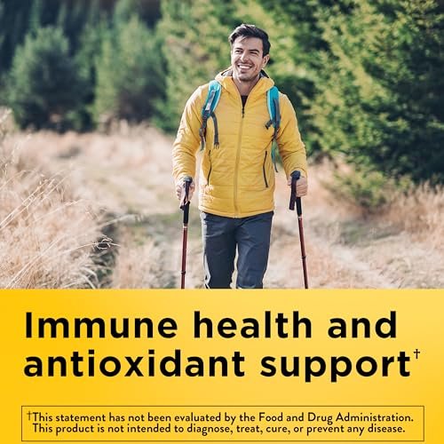 Nature Made Zink Gummis 30 mg – 60 Gummis, 30 Tage Vorrat, Immunsystem & Antioxidantien