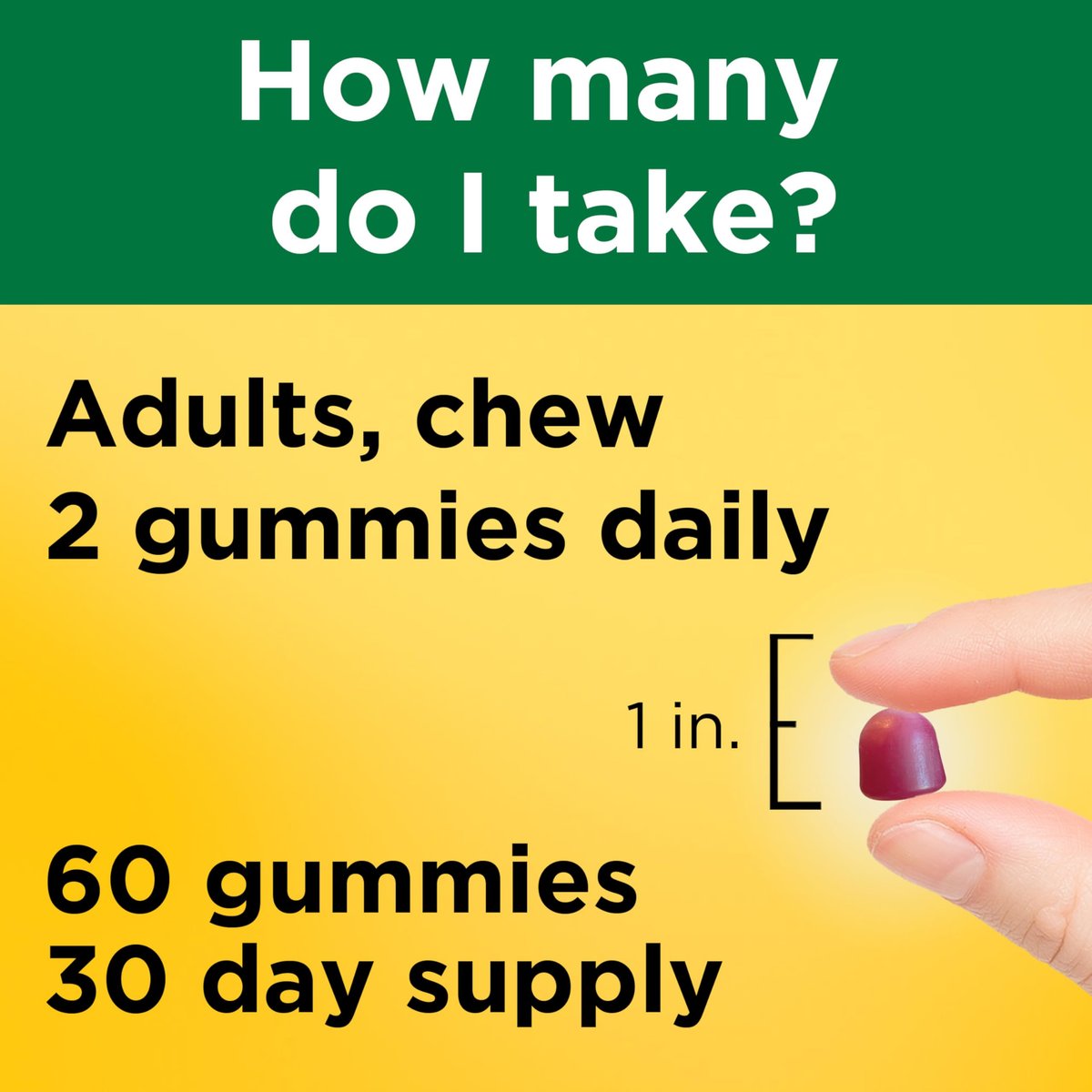 Nature Made Zink Gummis 30 mg – 60 Gummis, 30 Tage Vorrat, Immunsystem & Antioxidantien