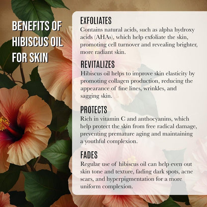 Renewalize Virgin Bio-Hibiskus-Samenöl | Unraffiniert, kaltgepresst, 100 % rein | Große 4-Fl.-Unzen-Flasche | Natürliches Anti-Aging- und Haarwachstumsöl