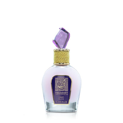 Lattafa Thameen Collection Sugar Plum – Fruchtiges, florales, moschusartiges Amber Eau de Parfum für Damen, 100 ml