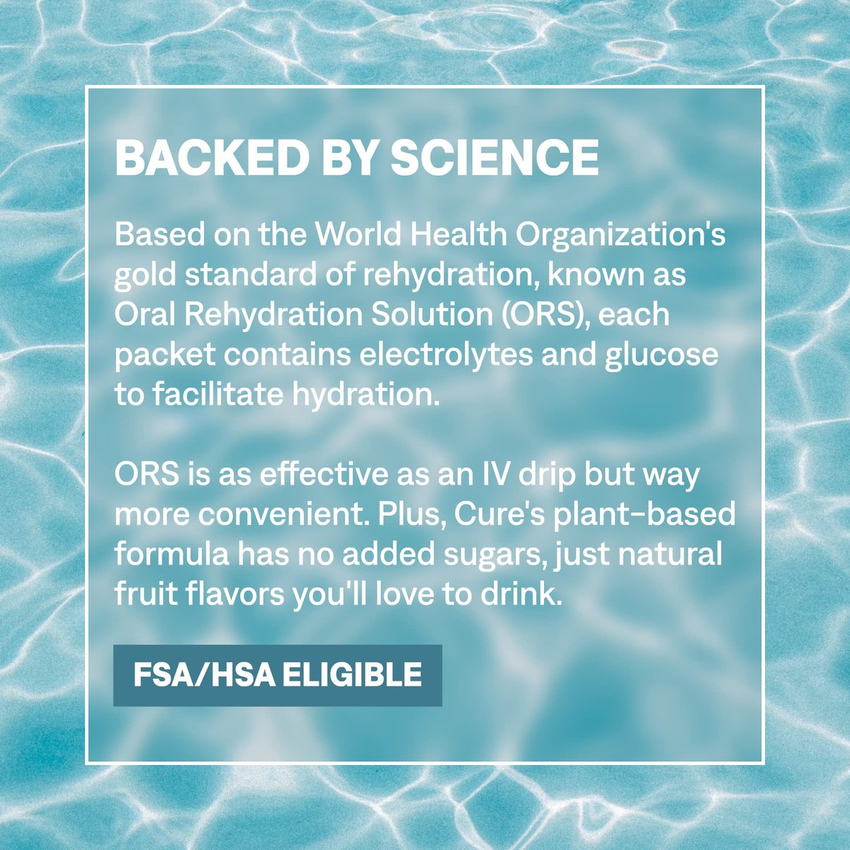 Cure Hydration | Pflanzliches Elektrolyt-Getränkepulver | Ohne Zuckerzusatz | FSA-HSA | Erfrischungspulver mit Kokoswasser | Non-GMO | Vegan | Box mit 8 Portionen - Limette