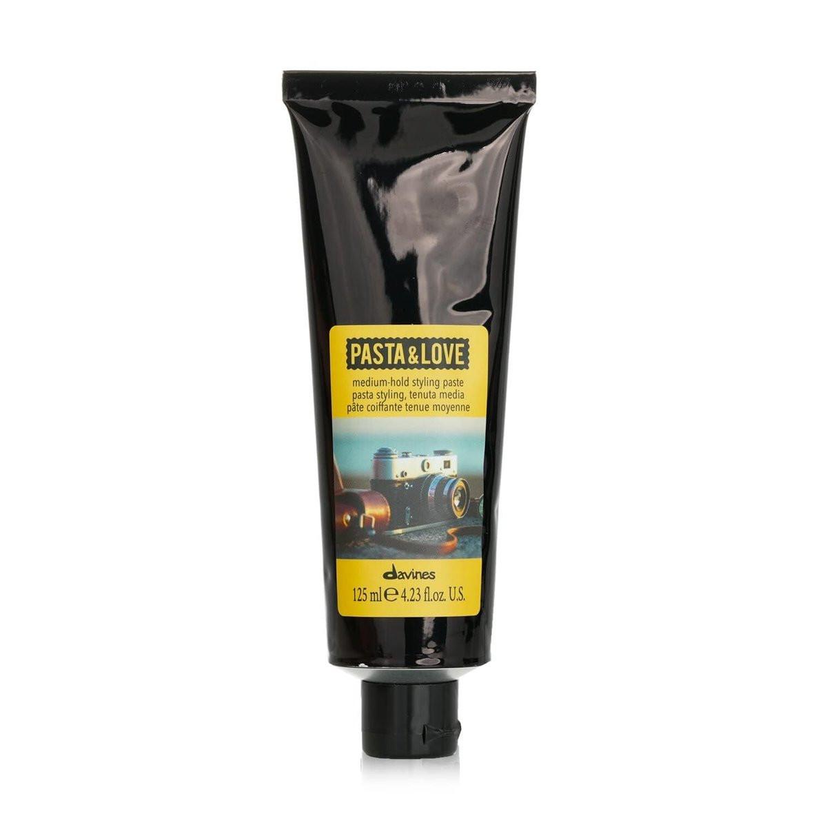 Davines Pasta & Love Medium-Hold Styling Paste – Geschmeidige Haarpaste für Herren mit satiniertem Finish und elastischem Halt, 125 ml