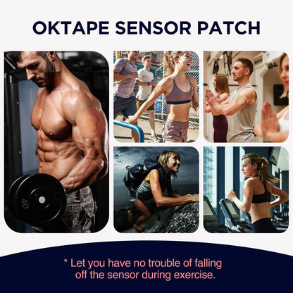 OK TAPE Klebepflaster für Medtronic Guardian und andere Sensoren – wasserdicht & schweißresistent, langanhaltend, 15 Stück, Beige